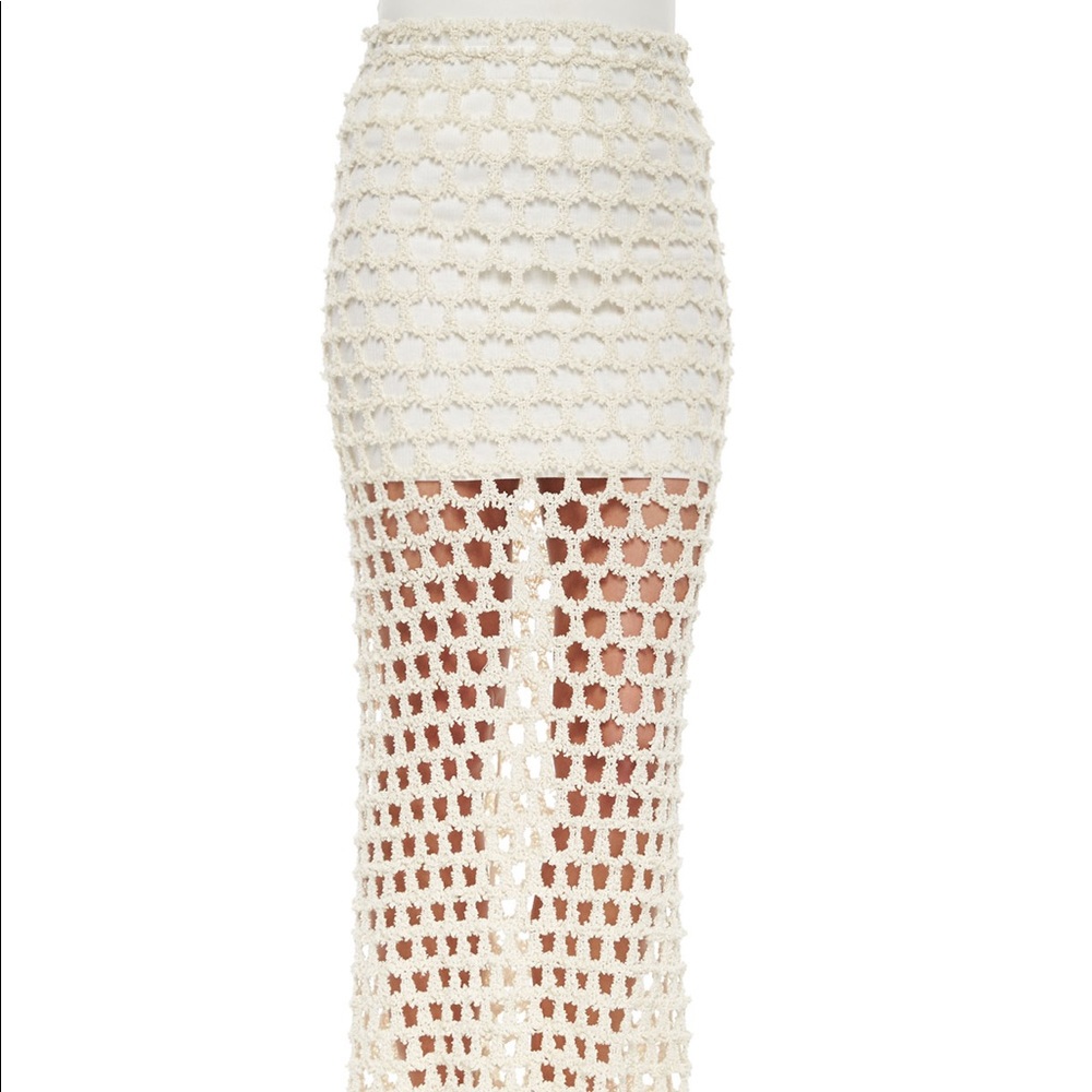 Designer maxi skirt